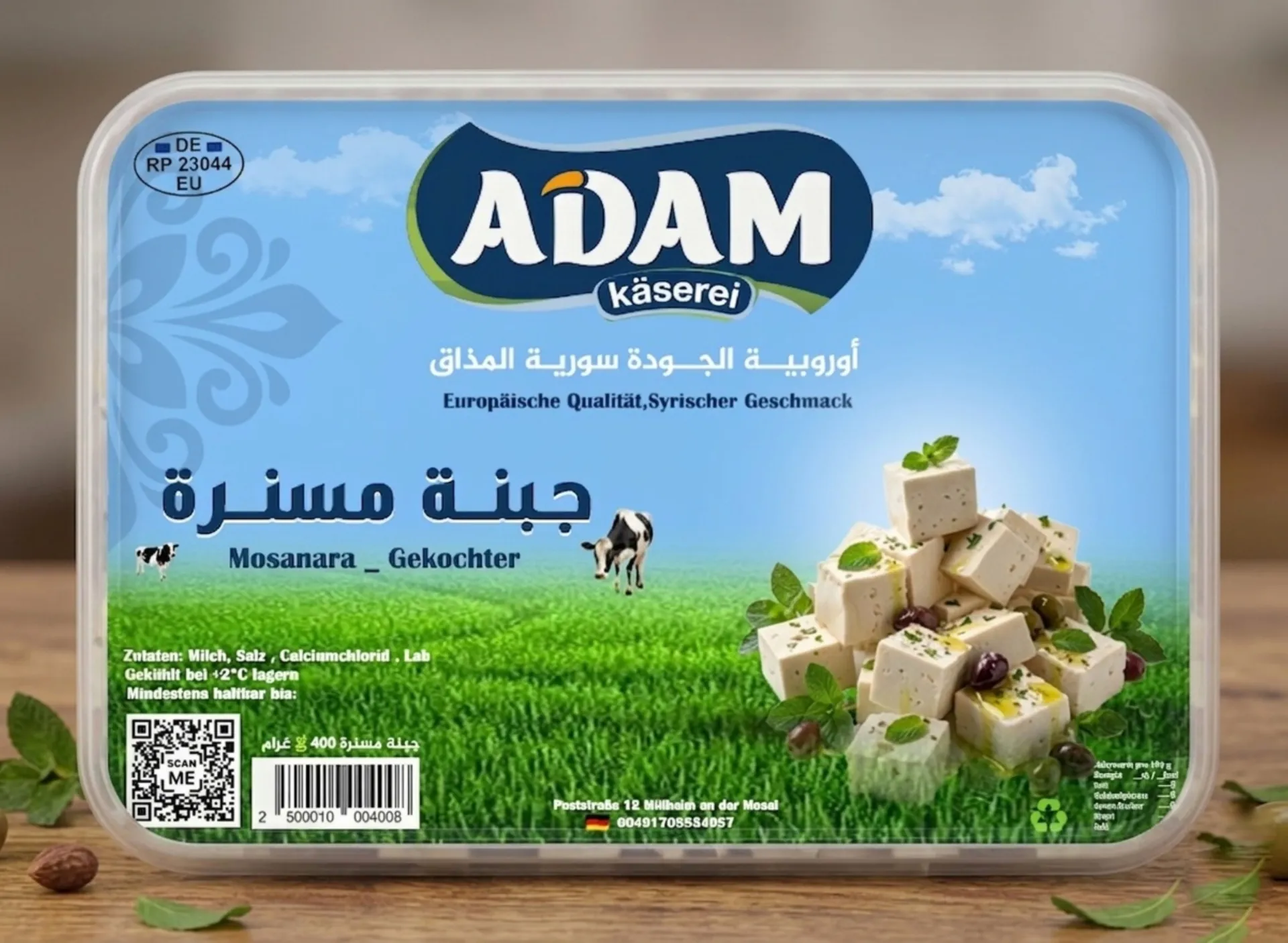 Mosanara cheese (حبة البركة, 400 غ, Bag)